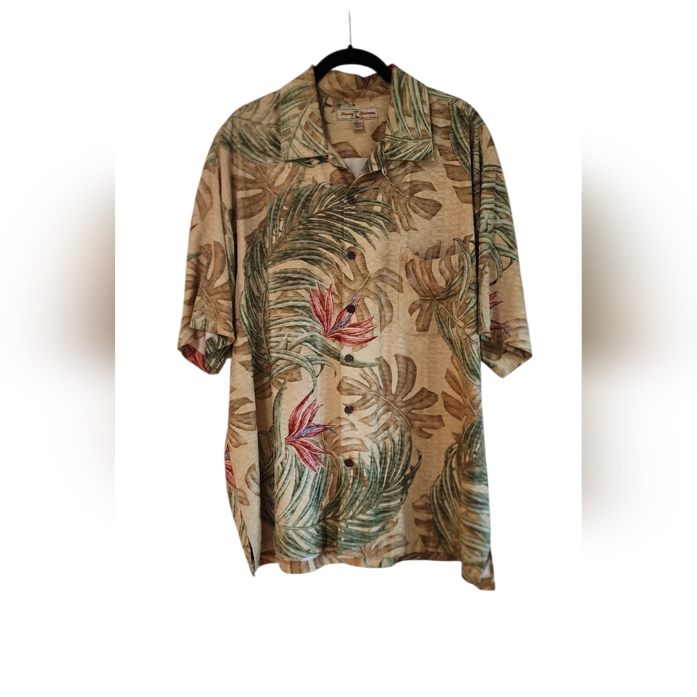 Tommy Bahama Extra Large Tropical Leaf Print Shirt